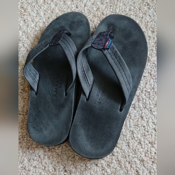 Men's Leather Double Layer w/Wide Strap READ DESCRIPTION REGARDING SIZING. - Picture 3 of 14